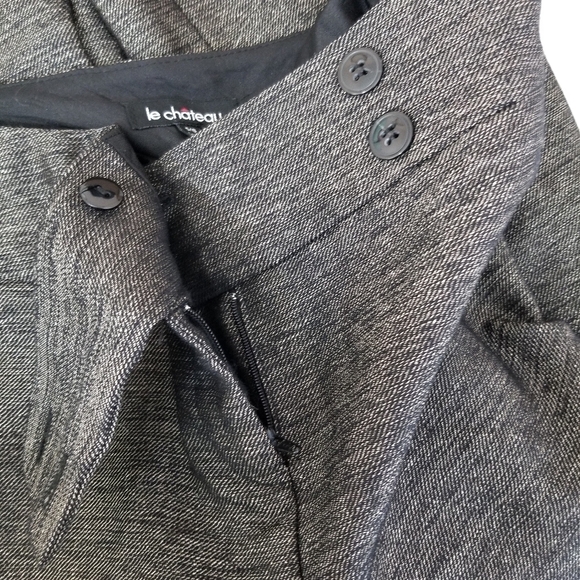 le Chateau wool/polyester wide leg lined charcoal trousers - Picture 14 of 16